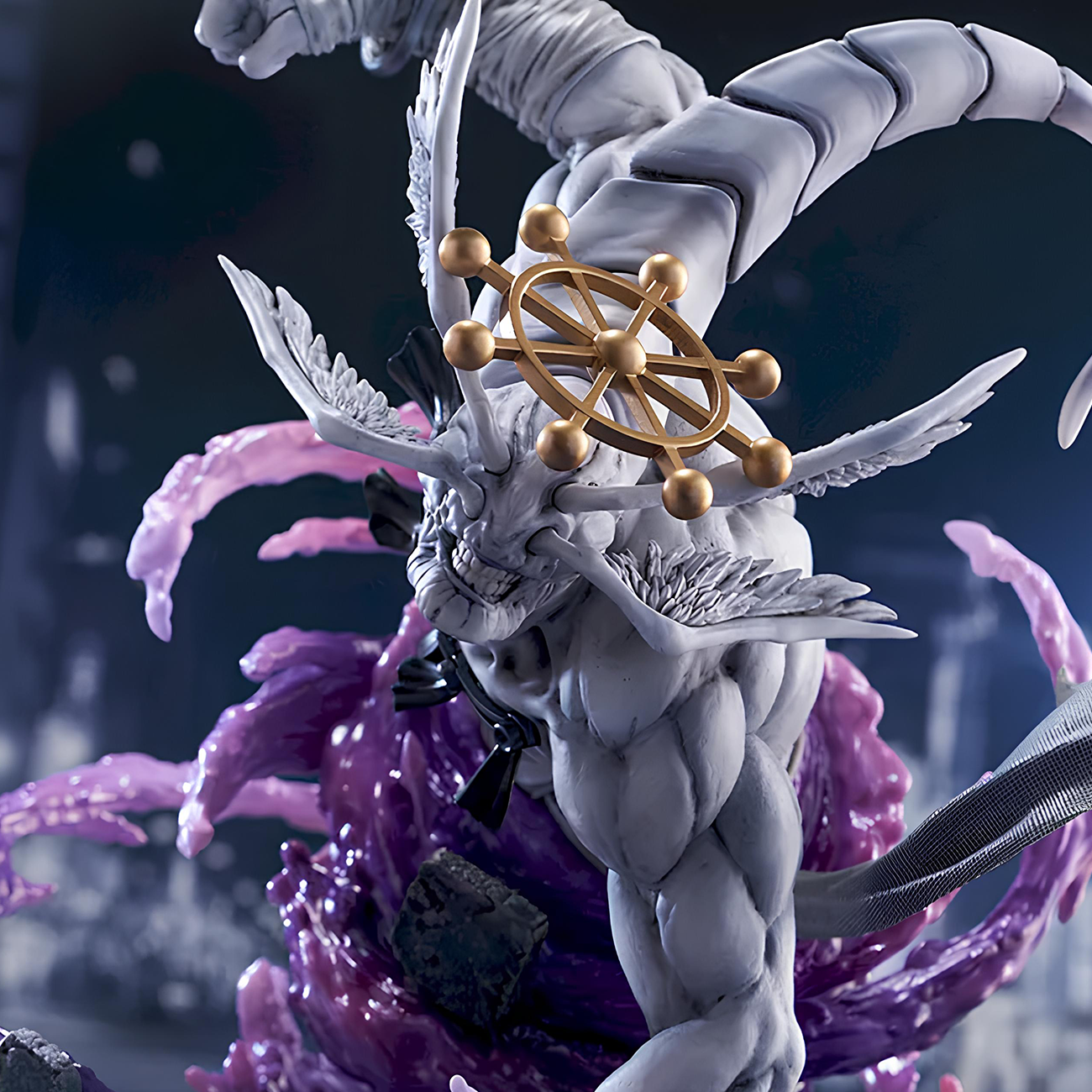 Eight-Handled Sword Divergent Sila Divine General 'Mahoraga' From Jujutsu Kaisen, Shibuya Incident Arc.